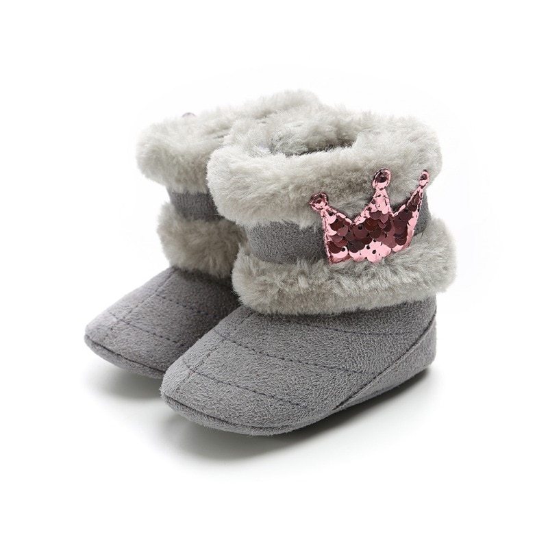 Baby Winter Boots Mid-Calf with Fur